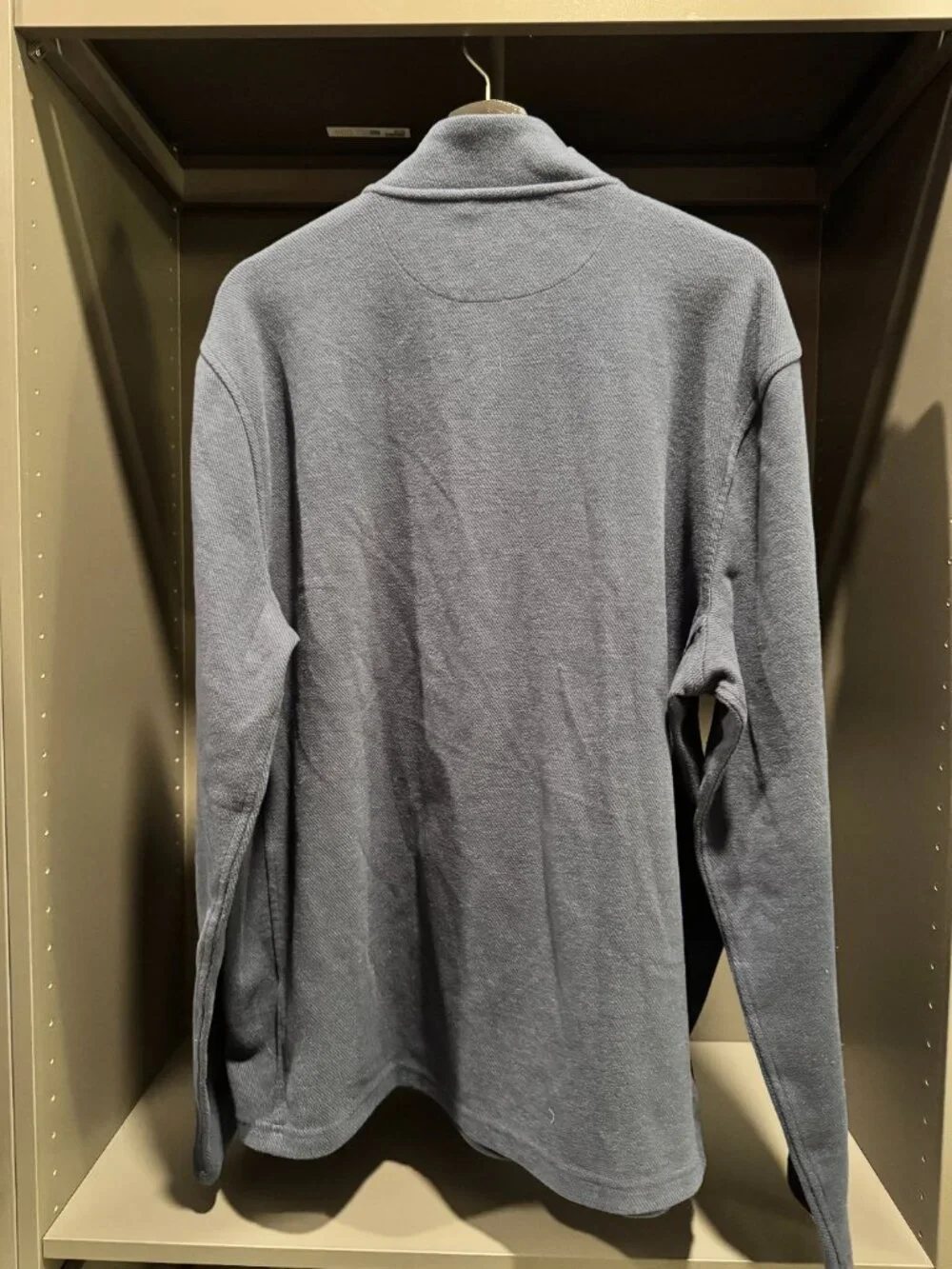 J.Crew Men’s Navy Quarter Zip Pullover Sweater XL